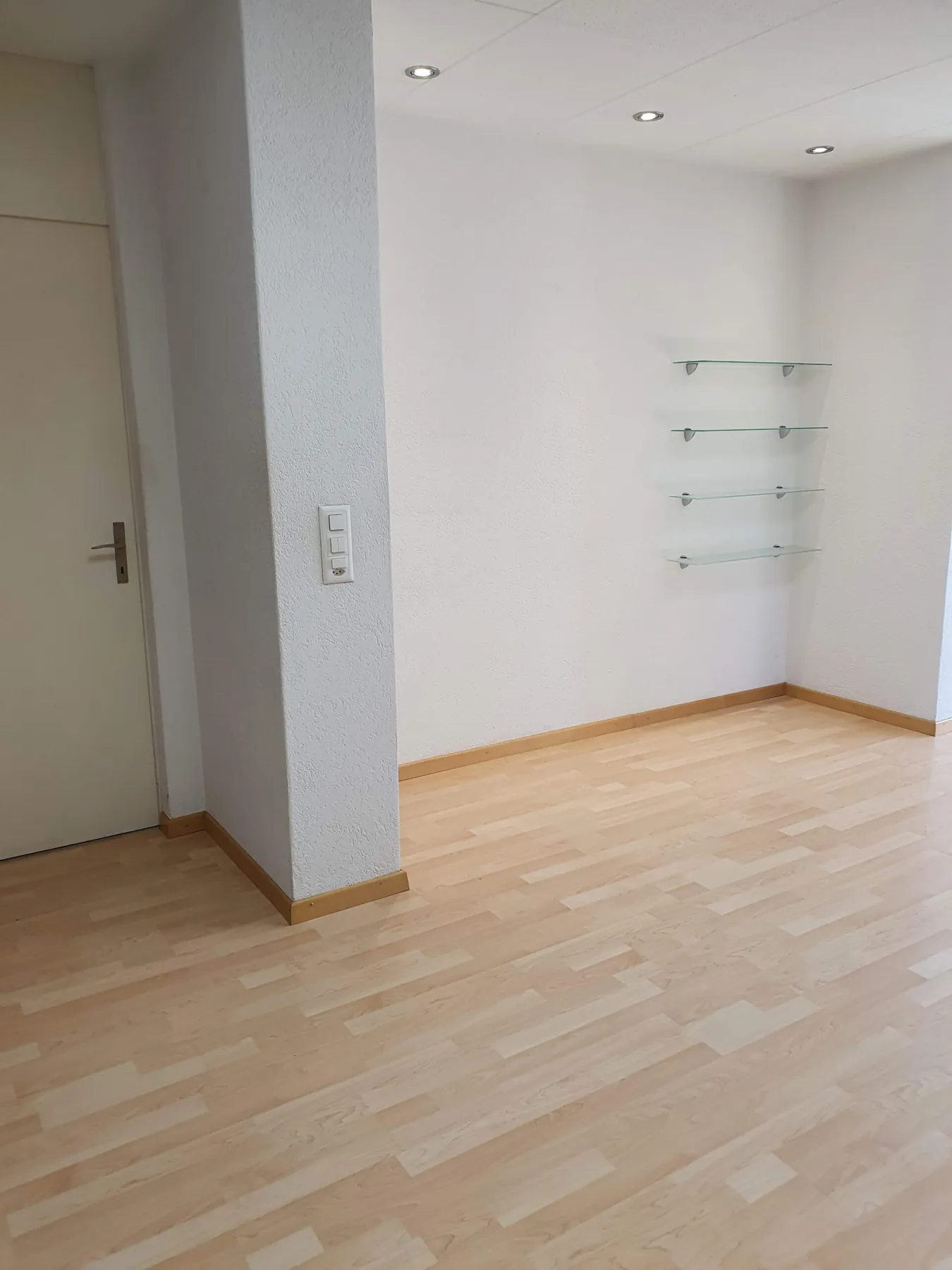 Leerer Raum während des Umbaus