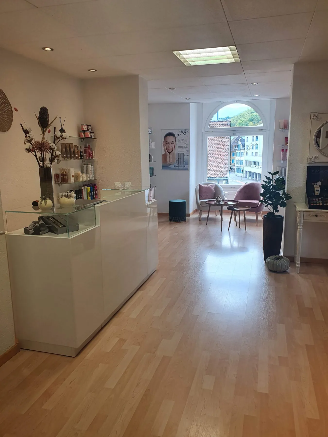 Empfang der Beauty Lounge