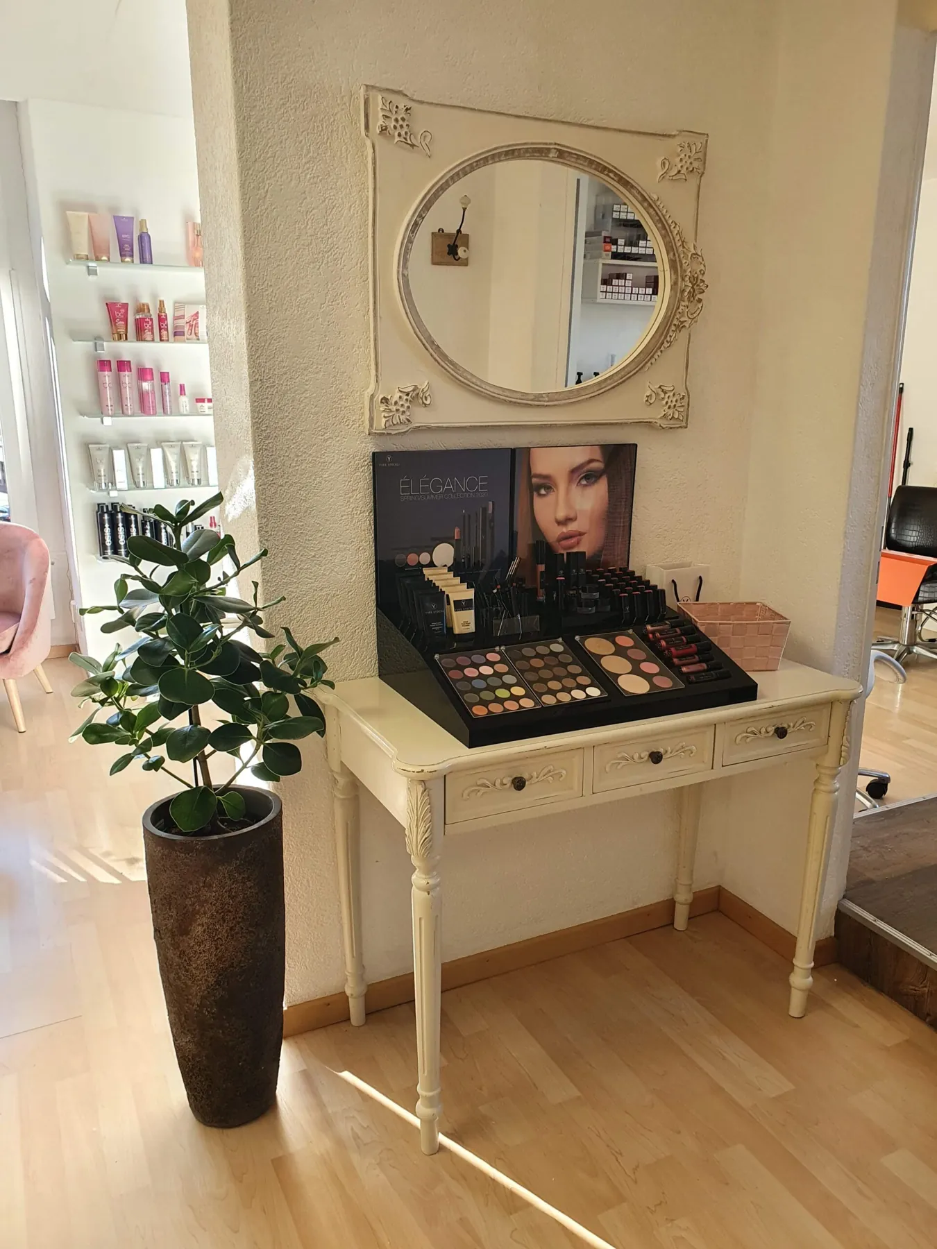 Schminkplatz der Kosmetik
